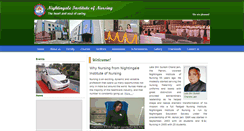 Desktop Screenshot of nightingaleinstitute.co.in